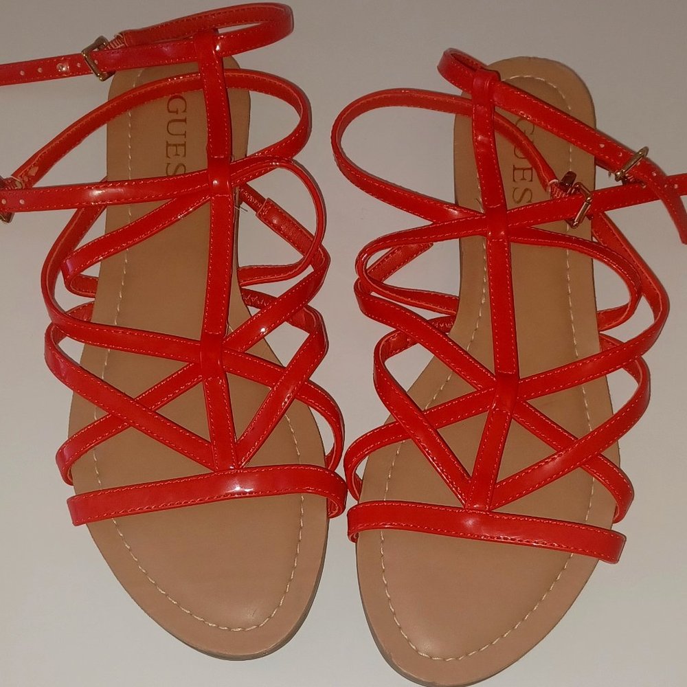 New Guess Flat Sandals - Picture 3 of 12